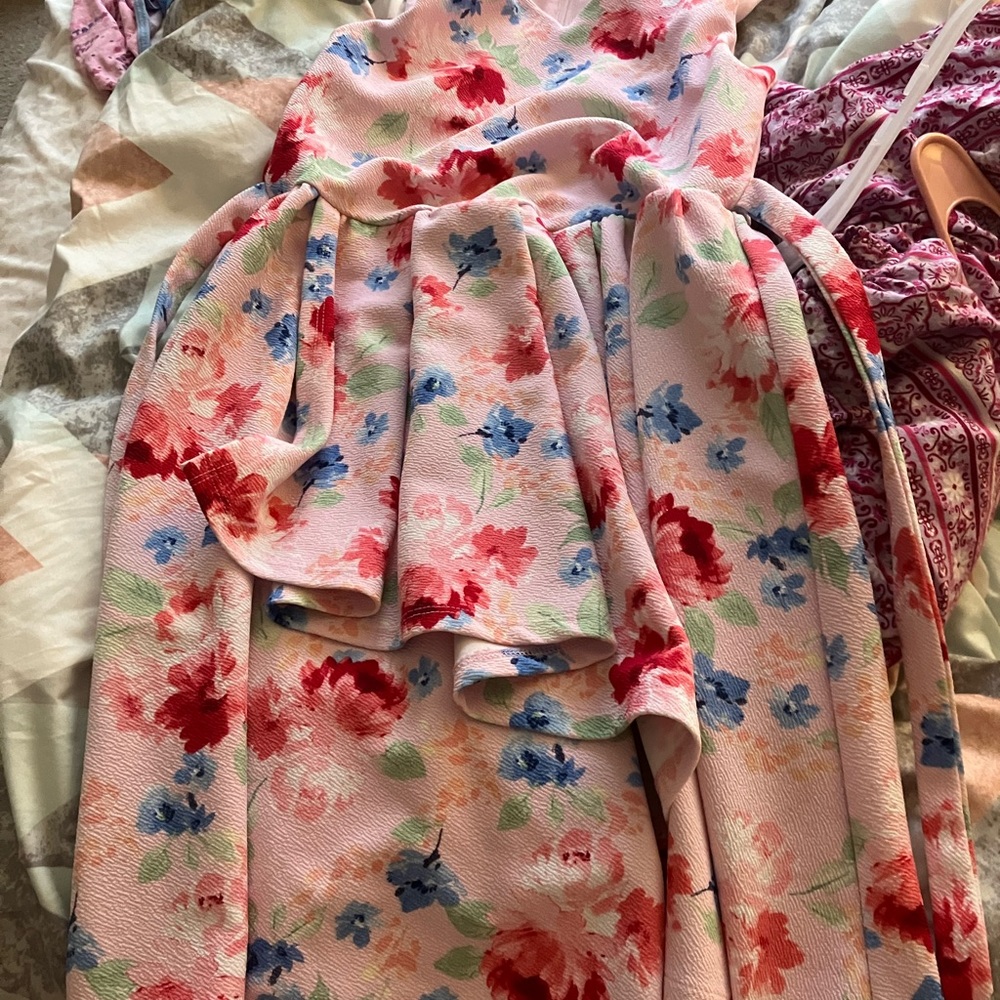 This is a pink dress